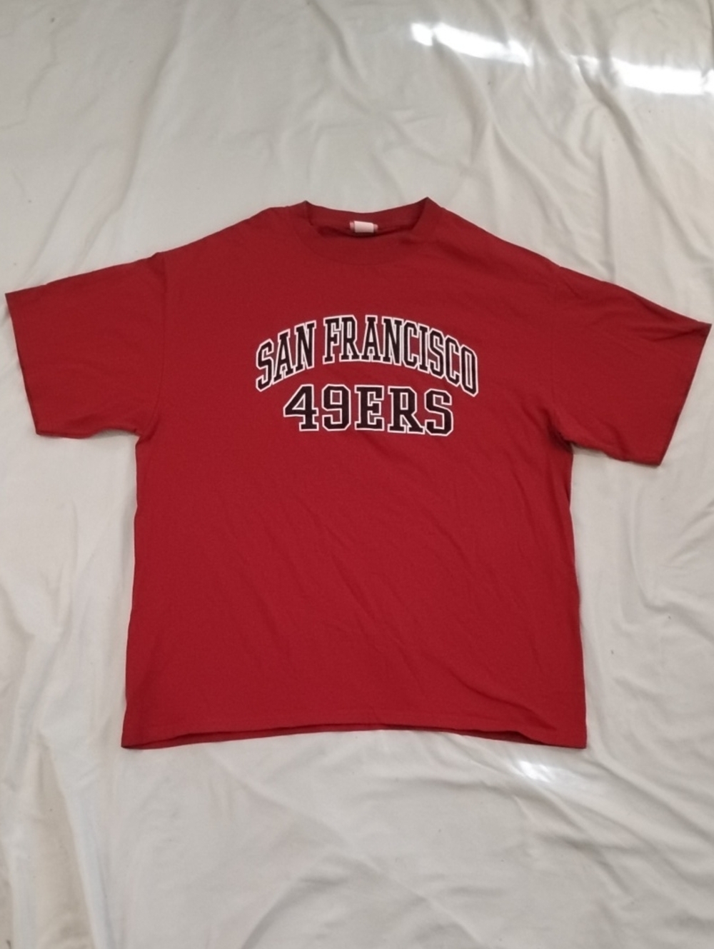 NFL San Francisco 49ers Vintage Red Crewneck Tee
